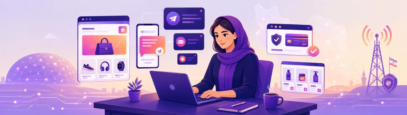 چگونه در شرایط اینترنت ملی فروش و تبلیغات انلاین داشته باشیم؟